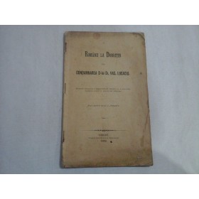 ROMANII LA DOBRITIN SAU CONDAMNAREA D-LUI DR. VAS. LUCACIU